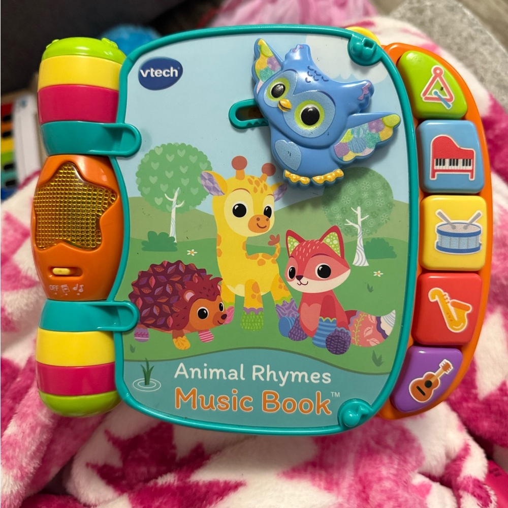 Animal Rhymes Music Book - Colorful Interactive Toy